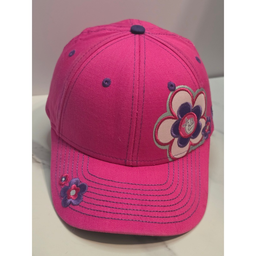 New Era 9FORTY Youth Baltimore Orioles Pink Floral MLB Baseball Hat Adjustable